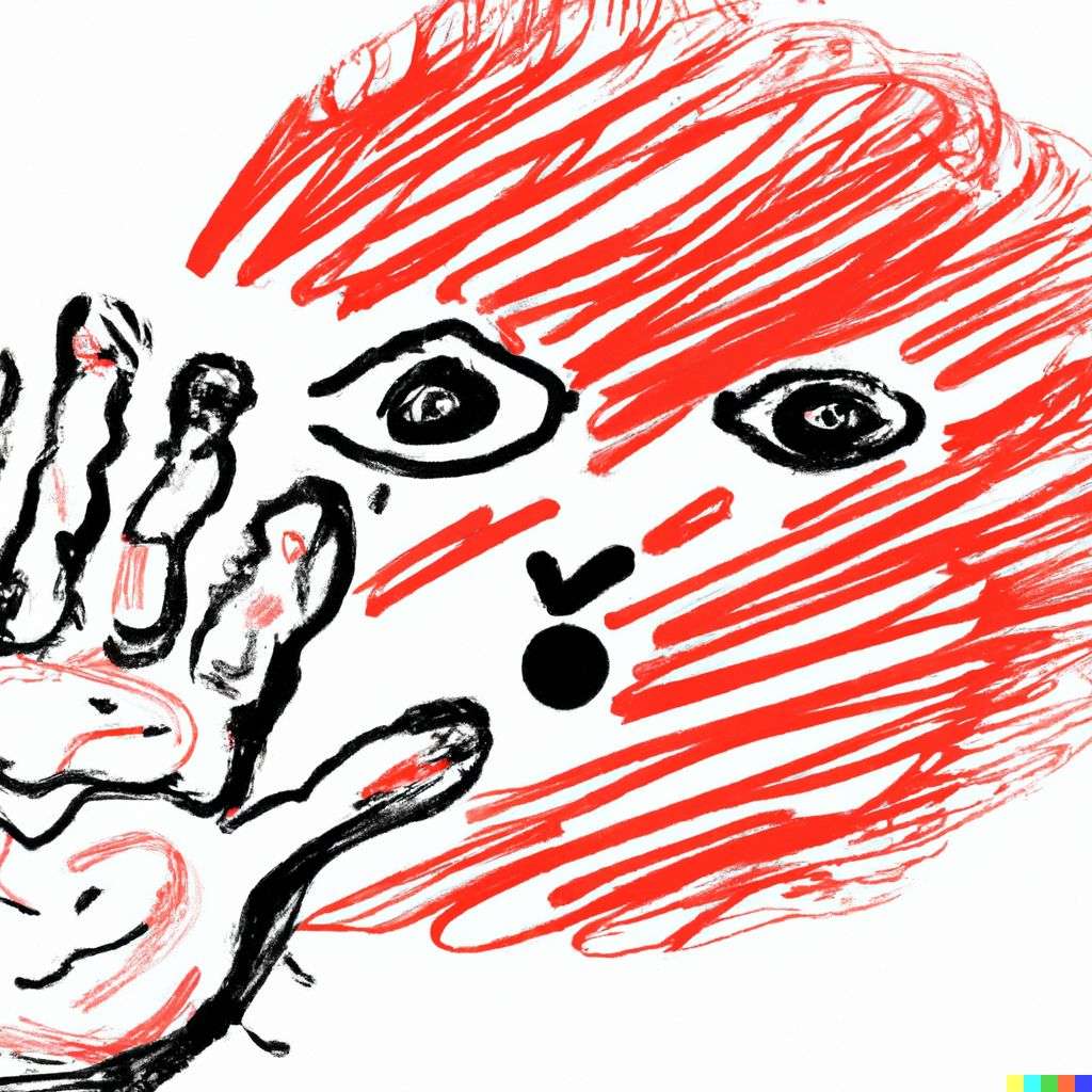 a representation of anxiety, brand mark
